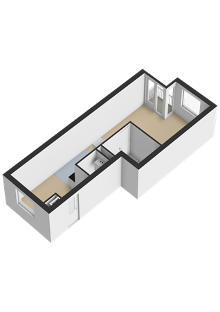 Floorplan - Jutfaseweg 219, 3522 HS Utrecht